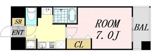 江坂駅 徒歩6分 10階の物件間取画像